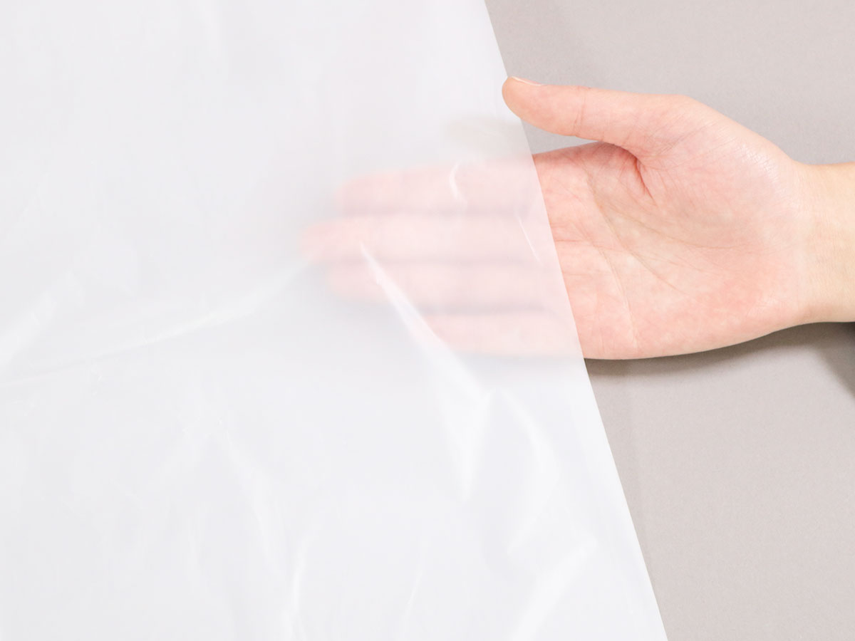 nocoo(ノクー) 容量表記入り 白半透明ごみ収集袋 90L 10枚 0.023mm