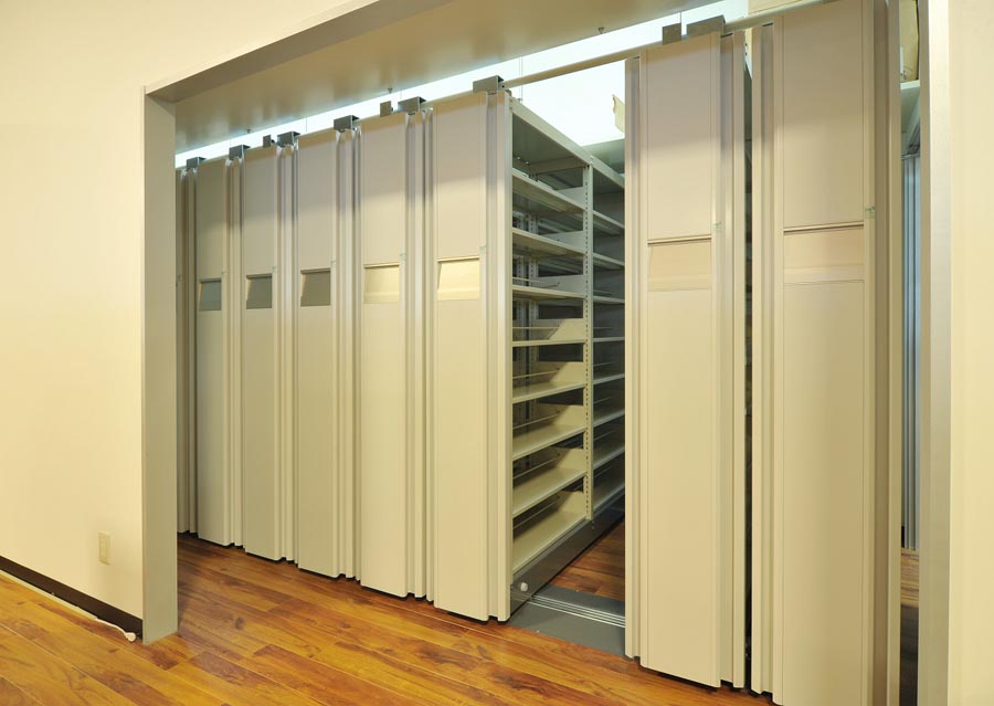 落下防止】単柱・複柱書架アップガード(後付型)