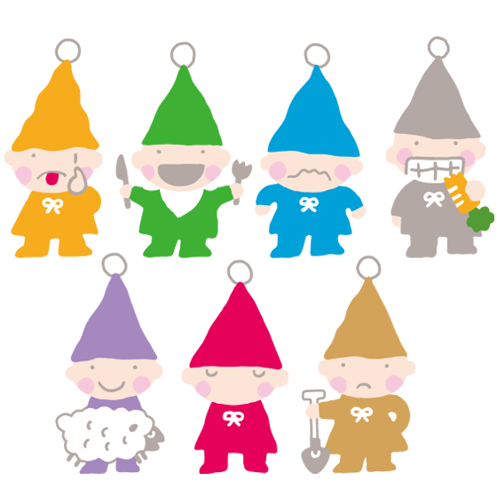 セブンシリードワーフ｜サンリオ