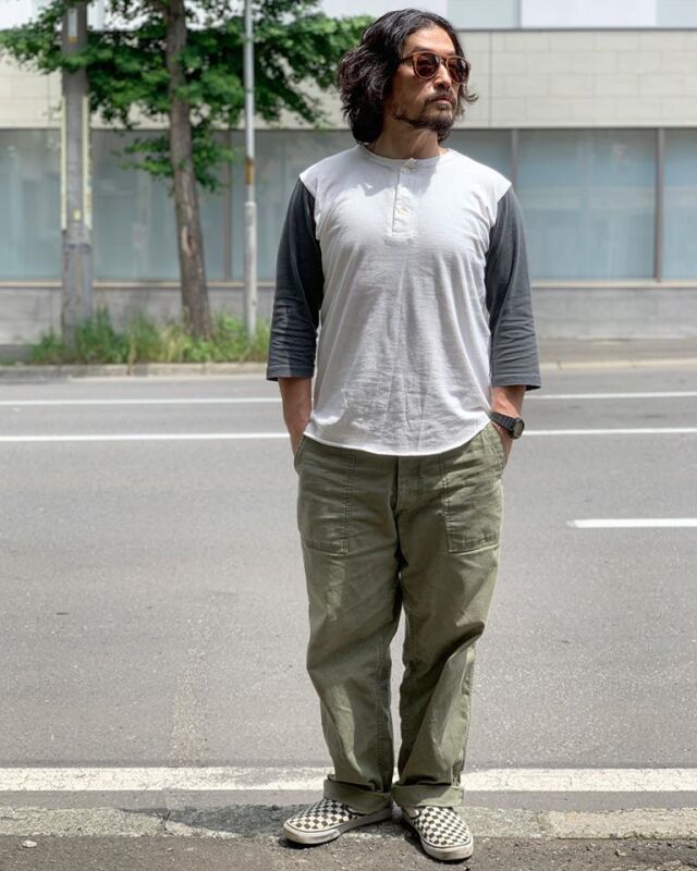 通販 アメカジ 札幌 TCB jeans 50's BAKER PANTS OLIVE TCBジーンズ