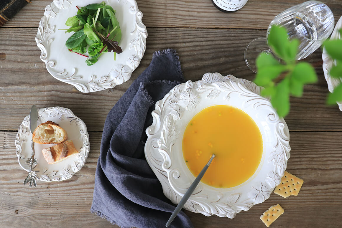 ELIOS MYFLOWER エリオス マイフラワー スープ・パスタプレート