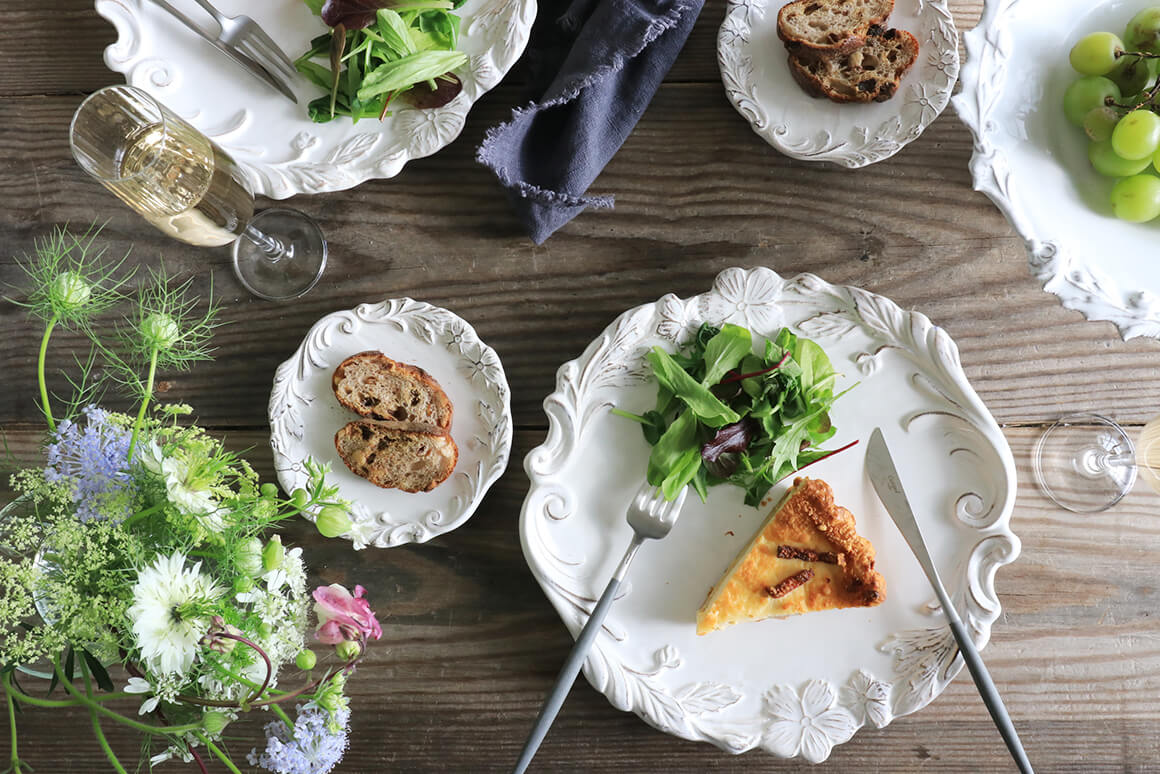 ELIOS MYFLOWER エリオス マイフラワー ディナープレート 29cmホワイト