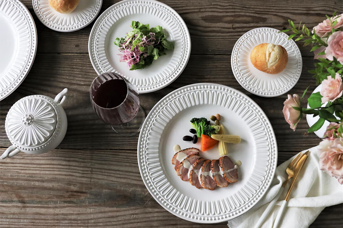 ヘンリエッテ ディナープレート 25.0センチ 4枚セット ヘンリエッテ