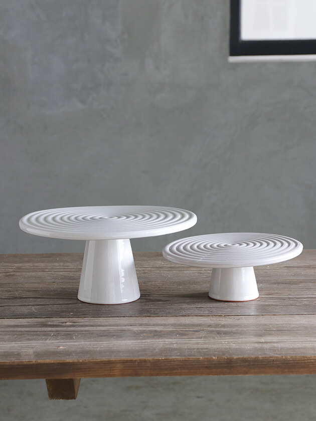 DUTCHDELUXESケーキスタンド 26cm ホワイト