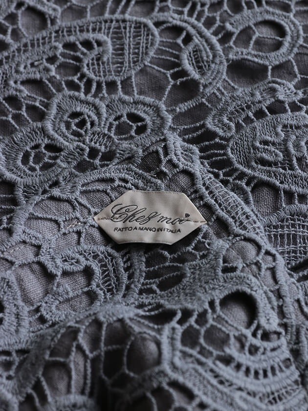 Chez moi シェモア テーブルクロスVeneziaライトグレー テーブル掛け