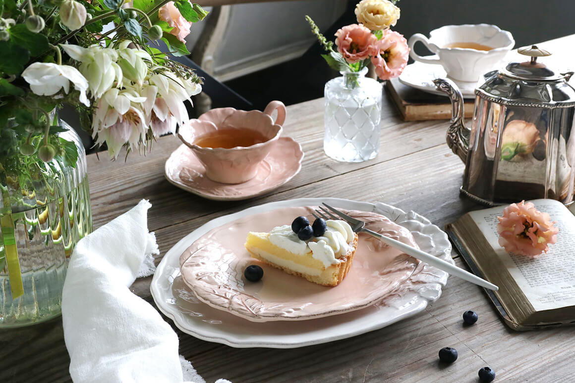 Virginia Casa ROMANTICA デザートプレート23cm ピンク