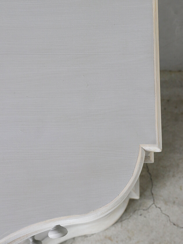 BlancNatureサイドボード ブルーグレー&オフホワイト