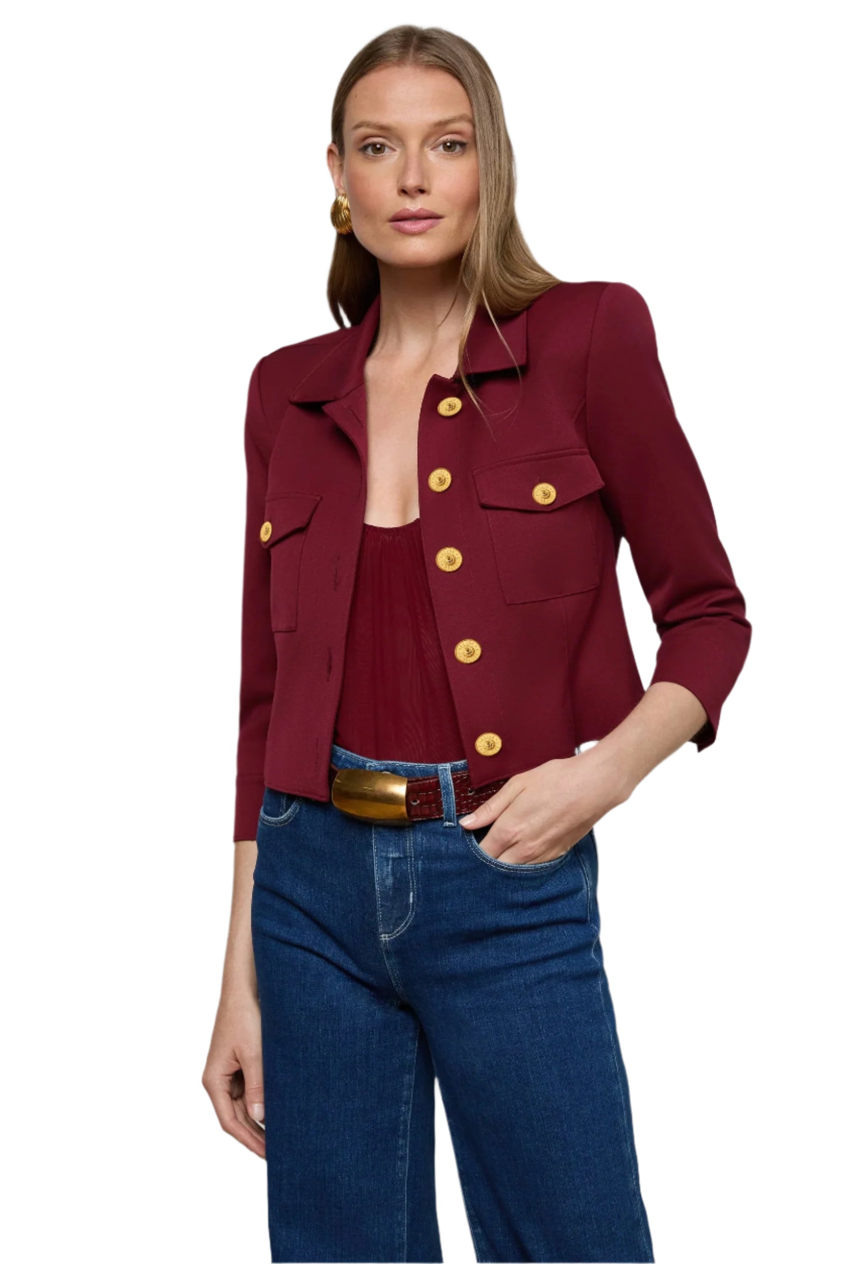 KUMI CROPPED FITTED JACKET – Sassanova / Nova Man