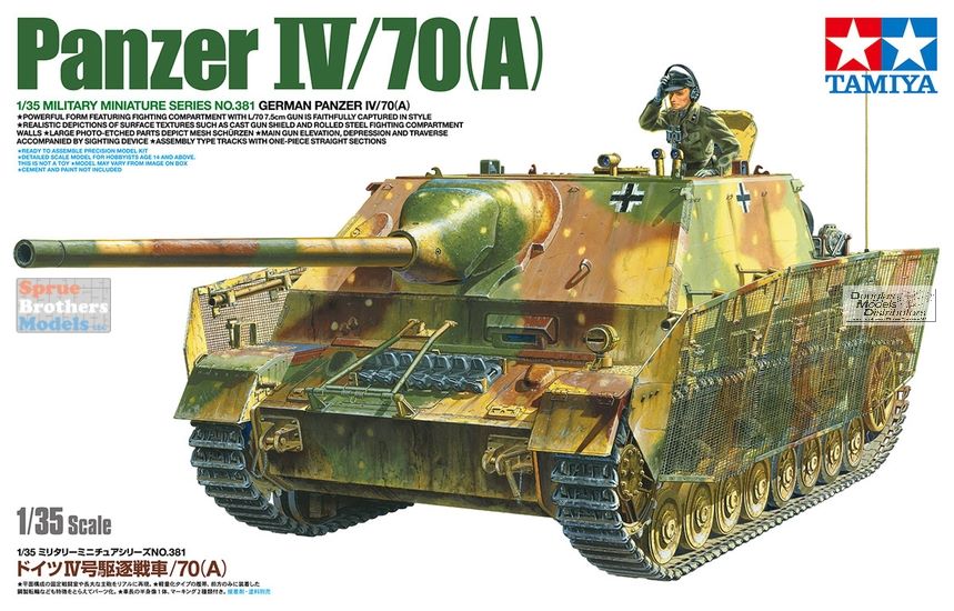 TAM35381 1:35 Tamiya Panzer IV/70(A) - Sprue Brothers Models LLC