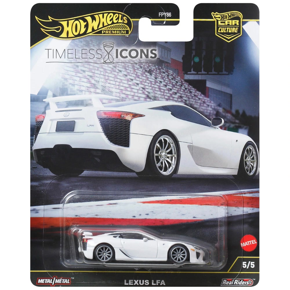 Hot Wheels | Premium Car Culture TIMELESS ICONS 5/5 Lexus LFA weiß