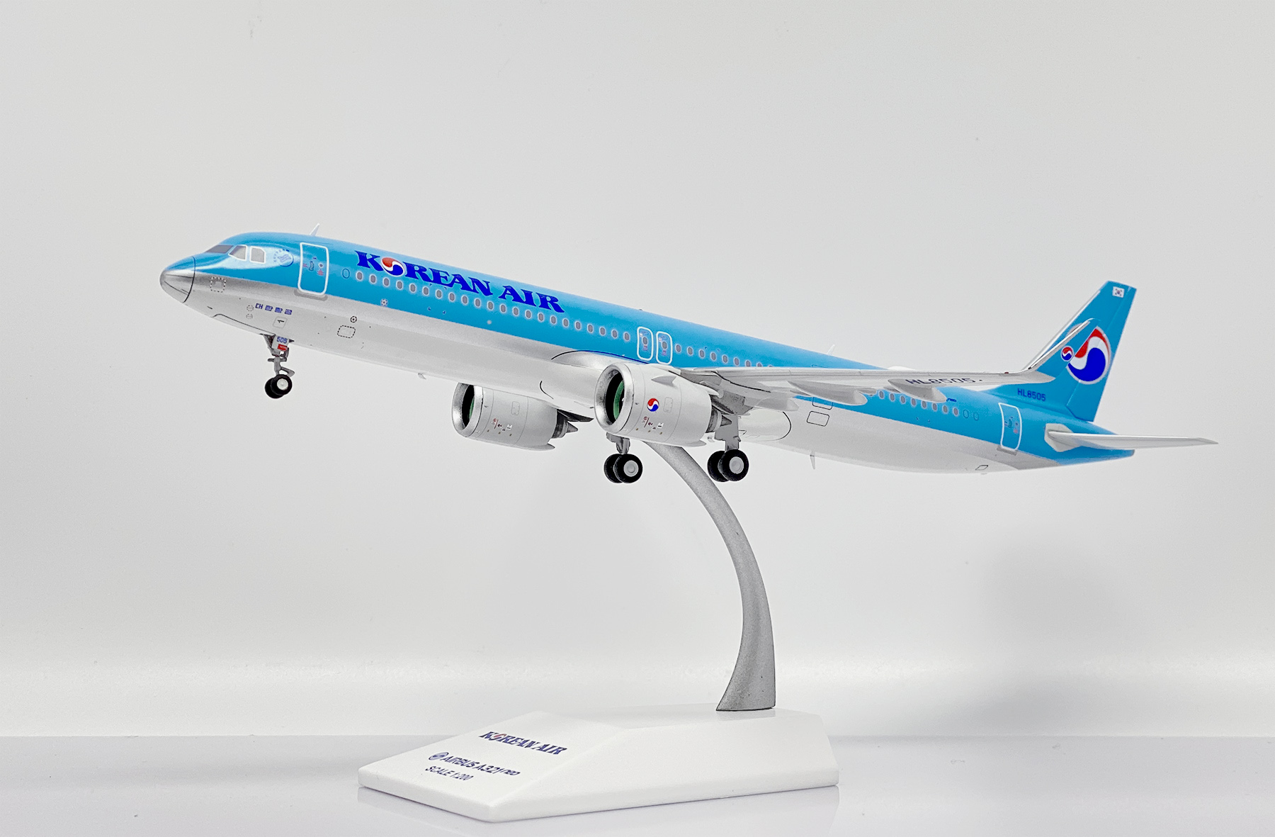 大韓航空 A321neo ダイキャストモデル 1:200 JCwings 大韓航空 A321neo