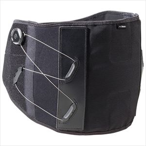 ダイヤル調整腰サポーター ブラック S: 工具・ワークウェア - 蛙屋