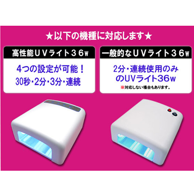 LEDライト／UVライト】 ジェルネイルUVライト 36w用 交換ライト