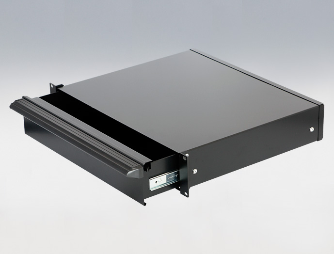 ラッチ付引き出しユニット REL2 シリーズ REL2-177-380WG｜19インチ