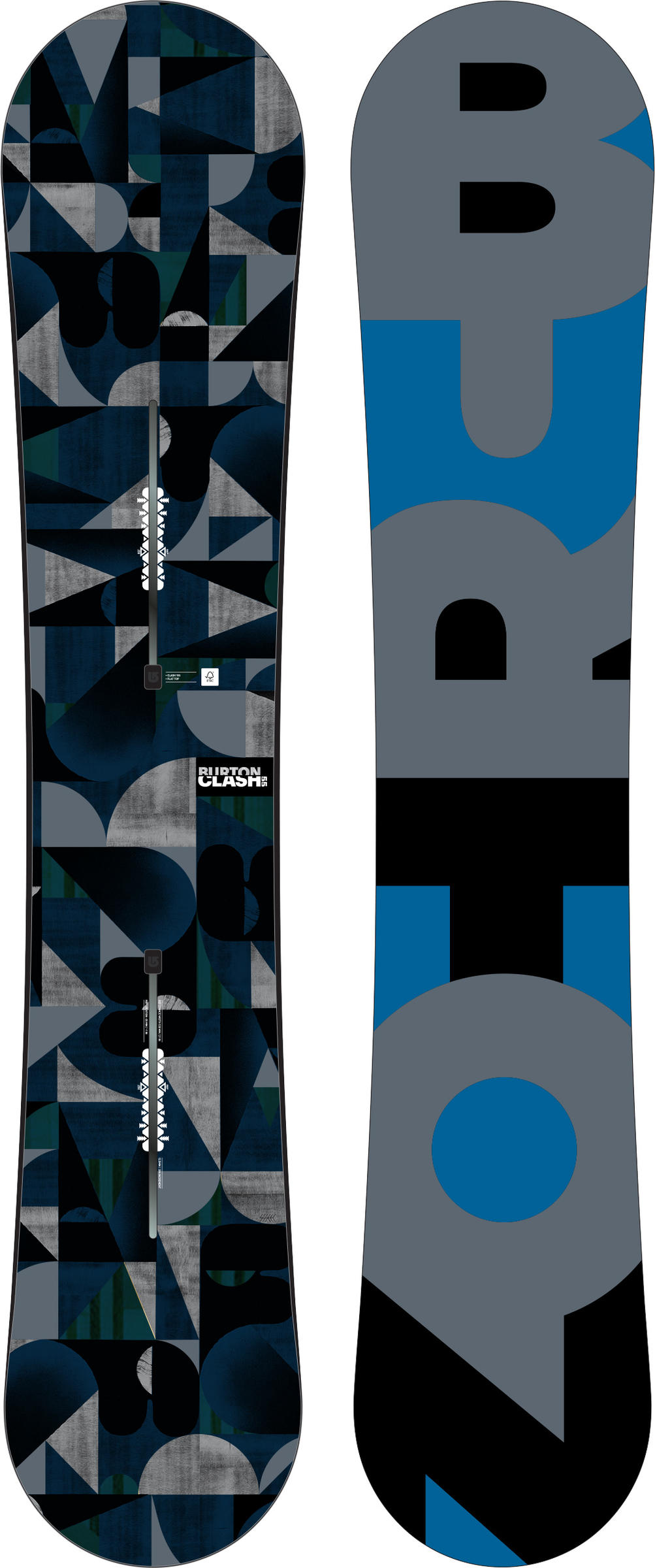 BURTON バートン スノーボード板 CLASH 160cm キャンバー BURTON