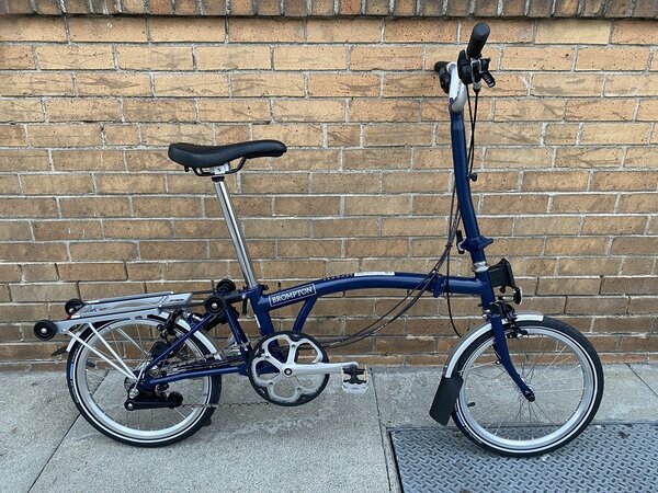 Brompton H6R - Tempest Blue - Alameda Bicycle | Alameda, CA