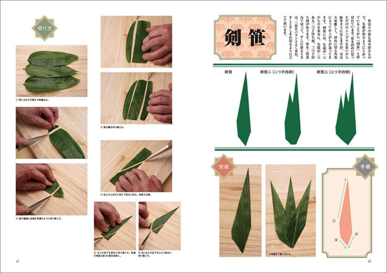 笹切り・葉らん切りの技法 | 株式会社誠文堂新光社