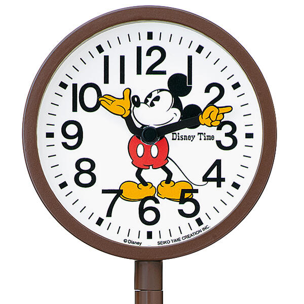 公園などでおなじみのポール型クロックが卓上サイズの置き時計に