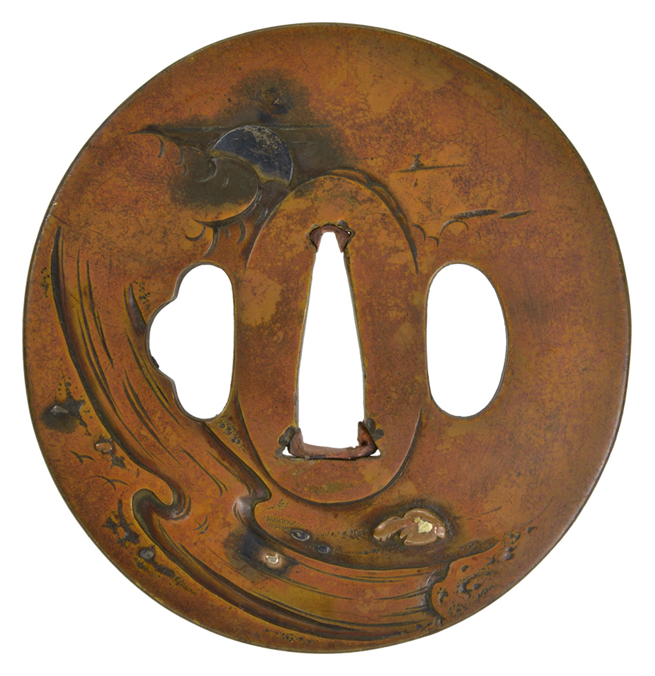 鍔 無銘 水戸 化狐図鍔(TU-040618)｜刀・日本刀の販売なら日本刀専門店