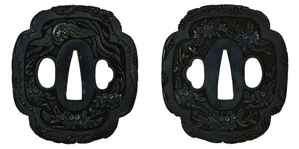 鍔 無銘 花桐鳳凰図鍔(TU-160515)｜刀・日本刀の販売なら日本刀専門店