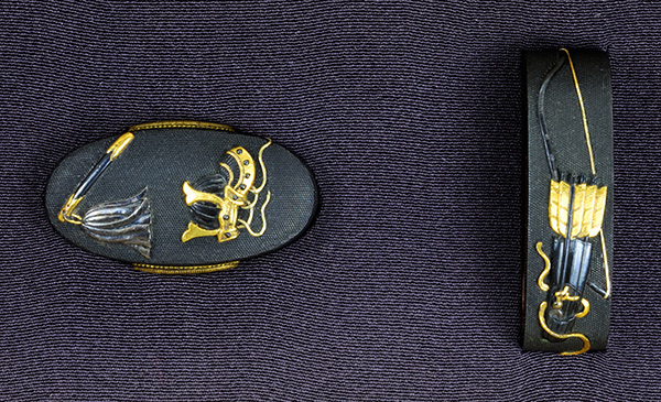 縁頭 無銘 京金工 武具図縁頭(FU-021015)｜刀・日本刀の販売なら日本刀