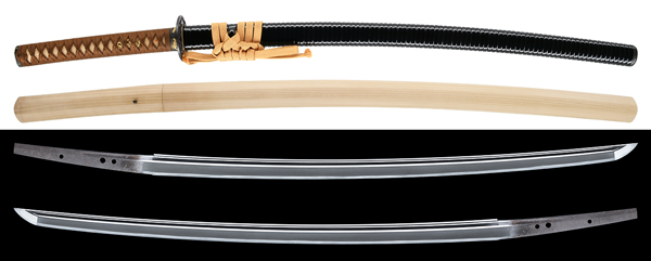 脇差 近江大掾藤原忠広 附 黒呂塗鞘脇差拵(WA-020325)｜刀・日本刀の