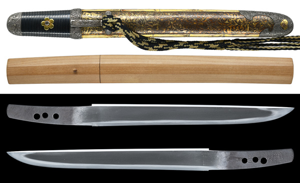 売切 日本刀 短刀 登録不要 錆身 磨ぎ練習用 日本刀 残欠 短刀