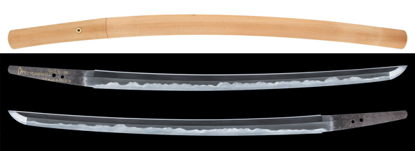 脇差 大和守安定（金象嵌截断銘）万治二年十月廿七日山野加右衛門尉