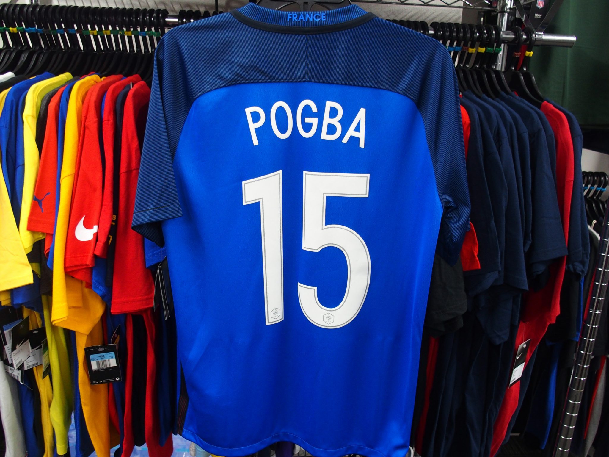 ポグバ選手のフランス代表2016ユニフォームが緊急入荷