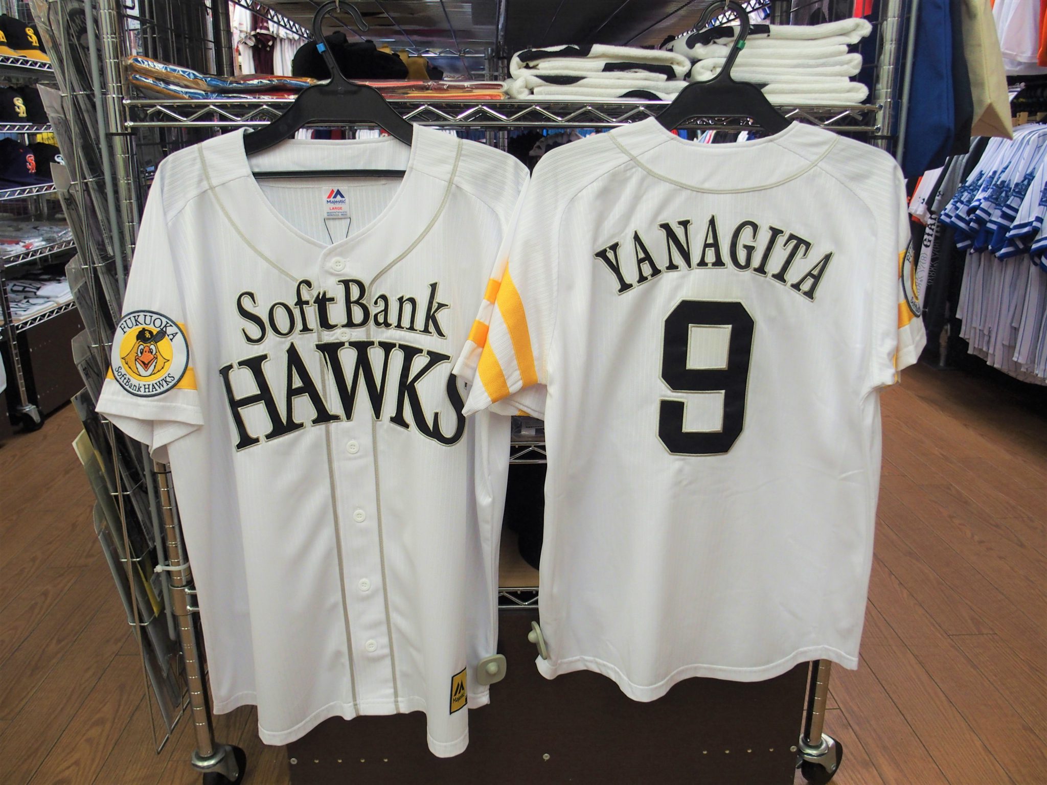 祝・日本一 福岡ソフトバンクホークス 柳田悠岐 #9 2017鷹の祭典 ユニ L