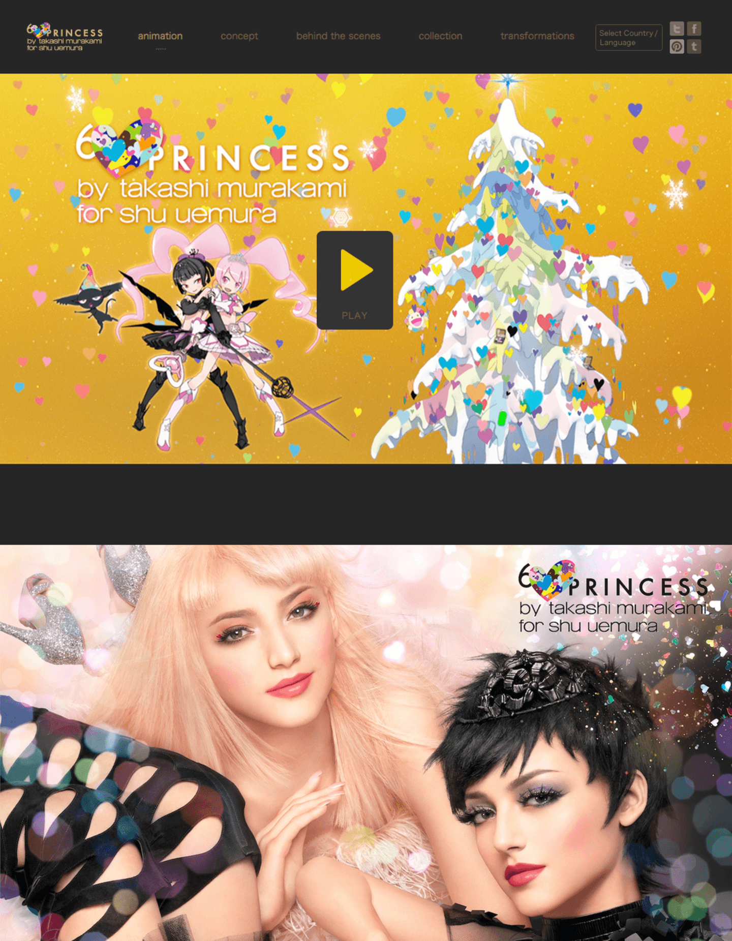 6♡PRINCESS by Takashi Murakami for Shu Uemura | Semitransparent