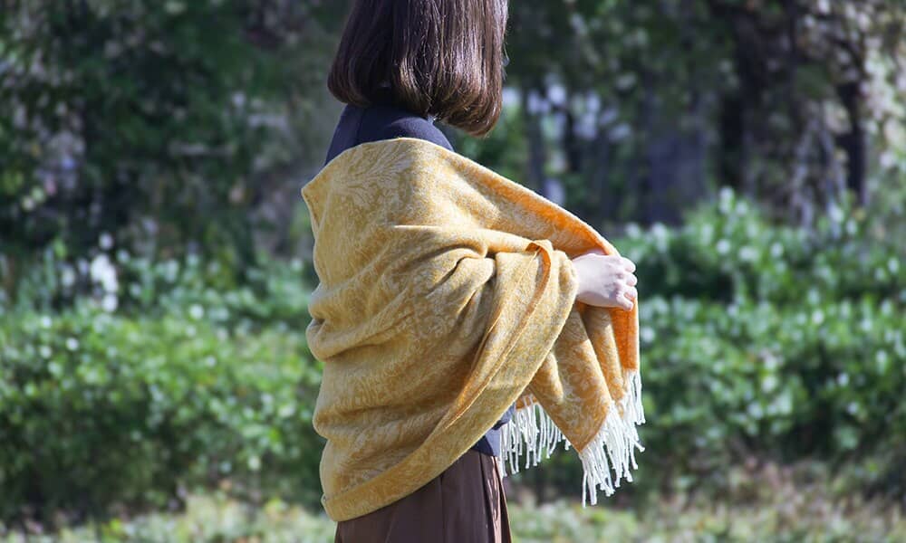 ウールスロー130×180cm / アルカディア オリーブ 【在庫限り】KLIPPAN