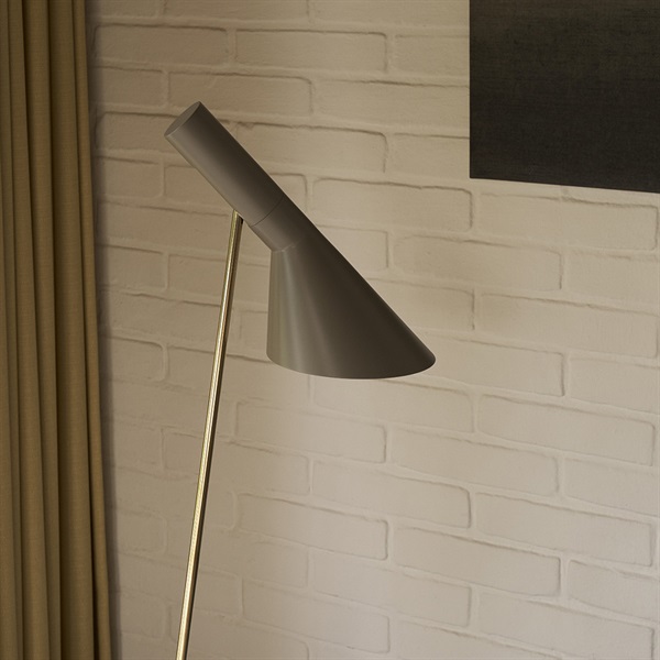 AJ フロアランプ / ウォームグレー 真鍮ポリッシュLouis Poulsen