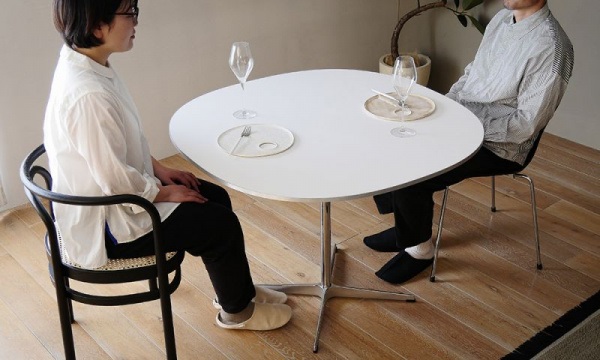 スーパー円テーブル A603 W100×D100cmFRITZ HANSEN（フリッツ