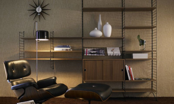 キャビネット W78×D30×H42cm / ウォルナットString Furniture