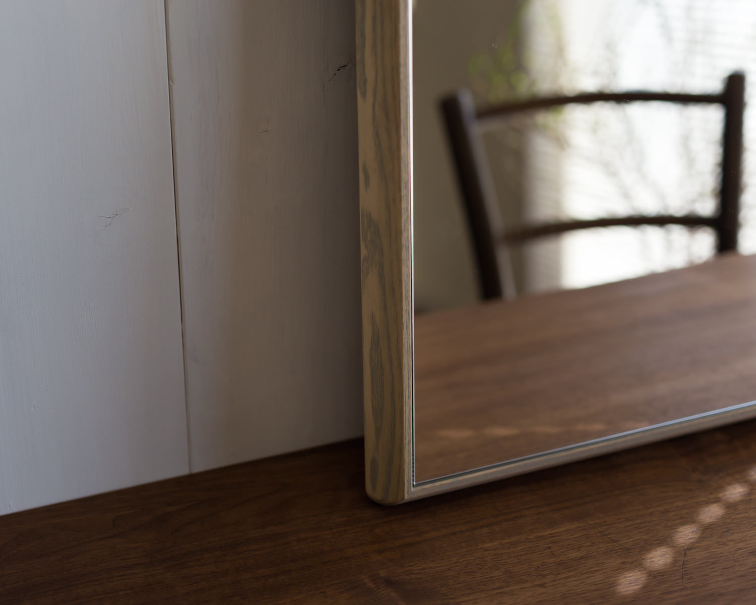 ステラ ウォールミラー ホワイトアッシュ W44×155 壁掛け 全身 鏡