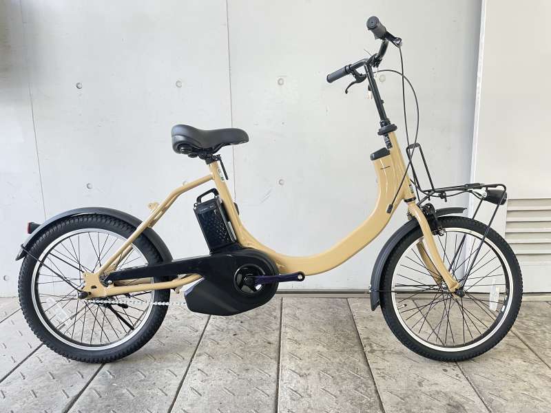 シルバー 電動アシスト自転車 前後バスケット付き 直接渋谷駅 シルバー