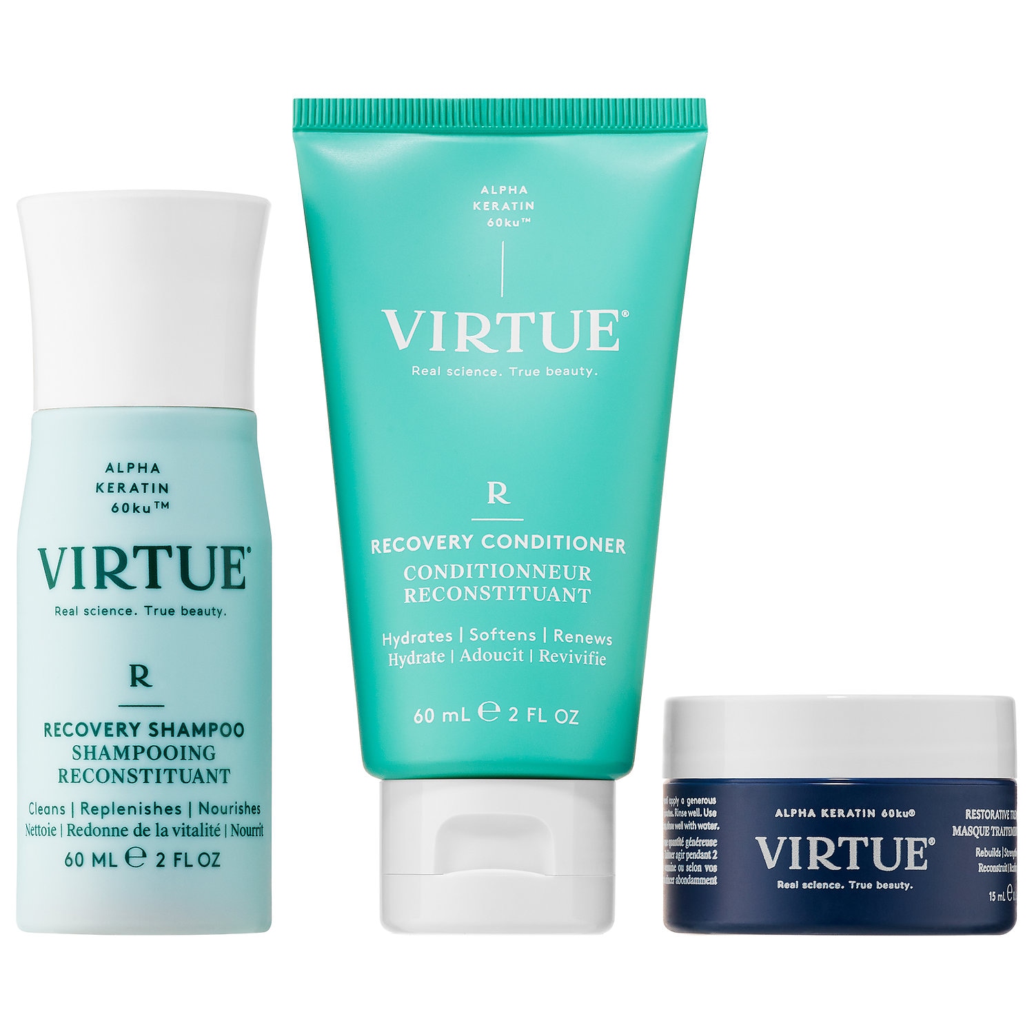 Recovery Discovery Set - Repair and Strengthen - Virtue | Sephora
