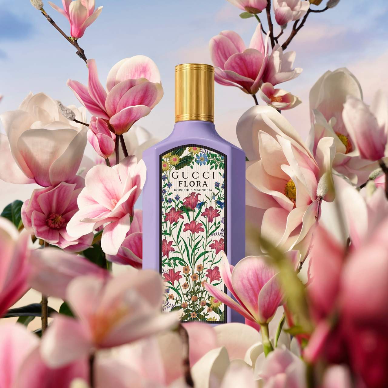Flora Gorgeous Magnolia Eau de Parfum Travel Spray with Berries