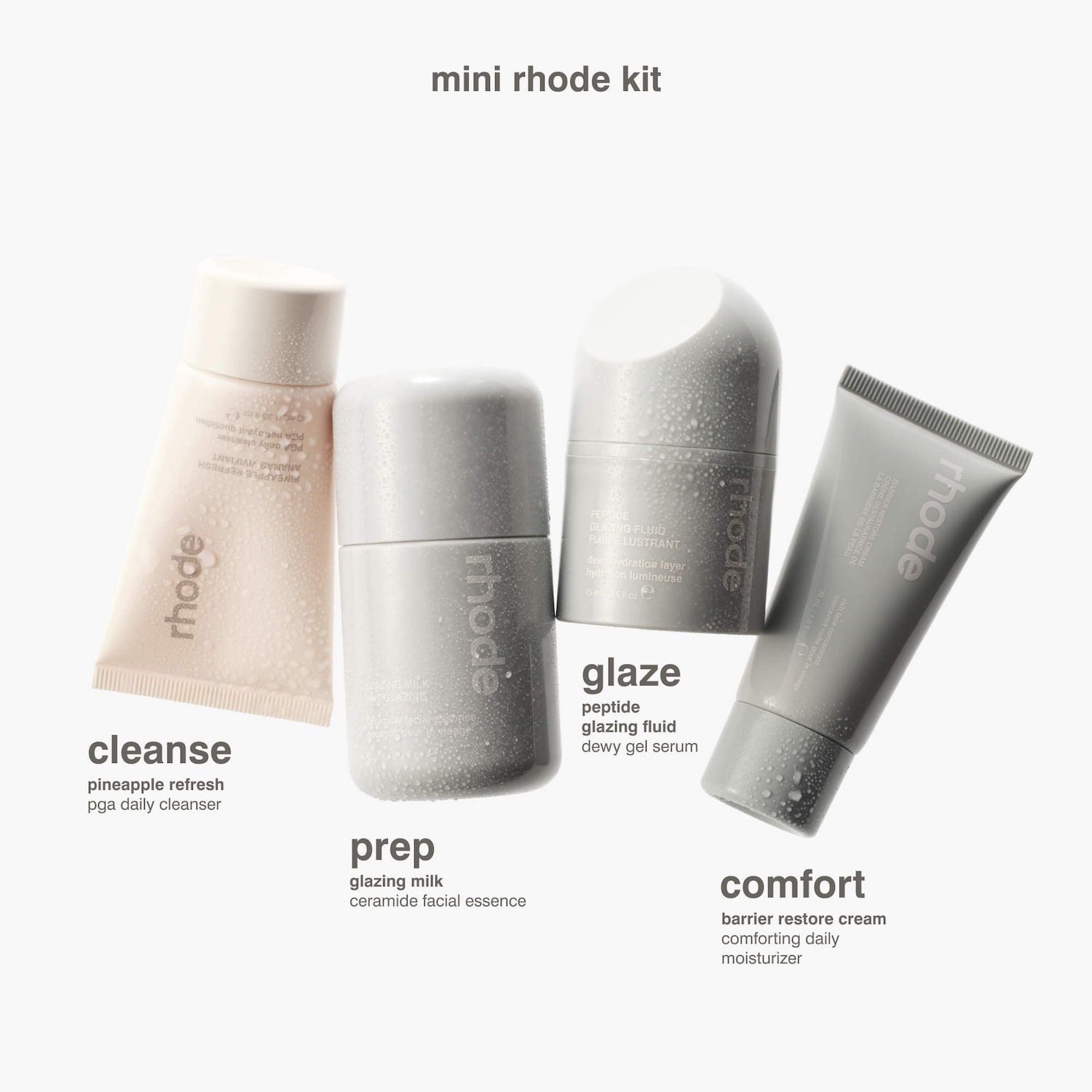 Mini Rhode Kit Glazed Skincare Essentials - rhode | Sephora