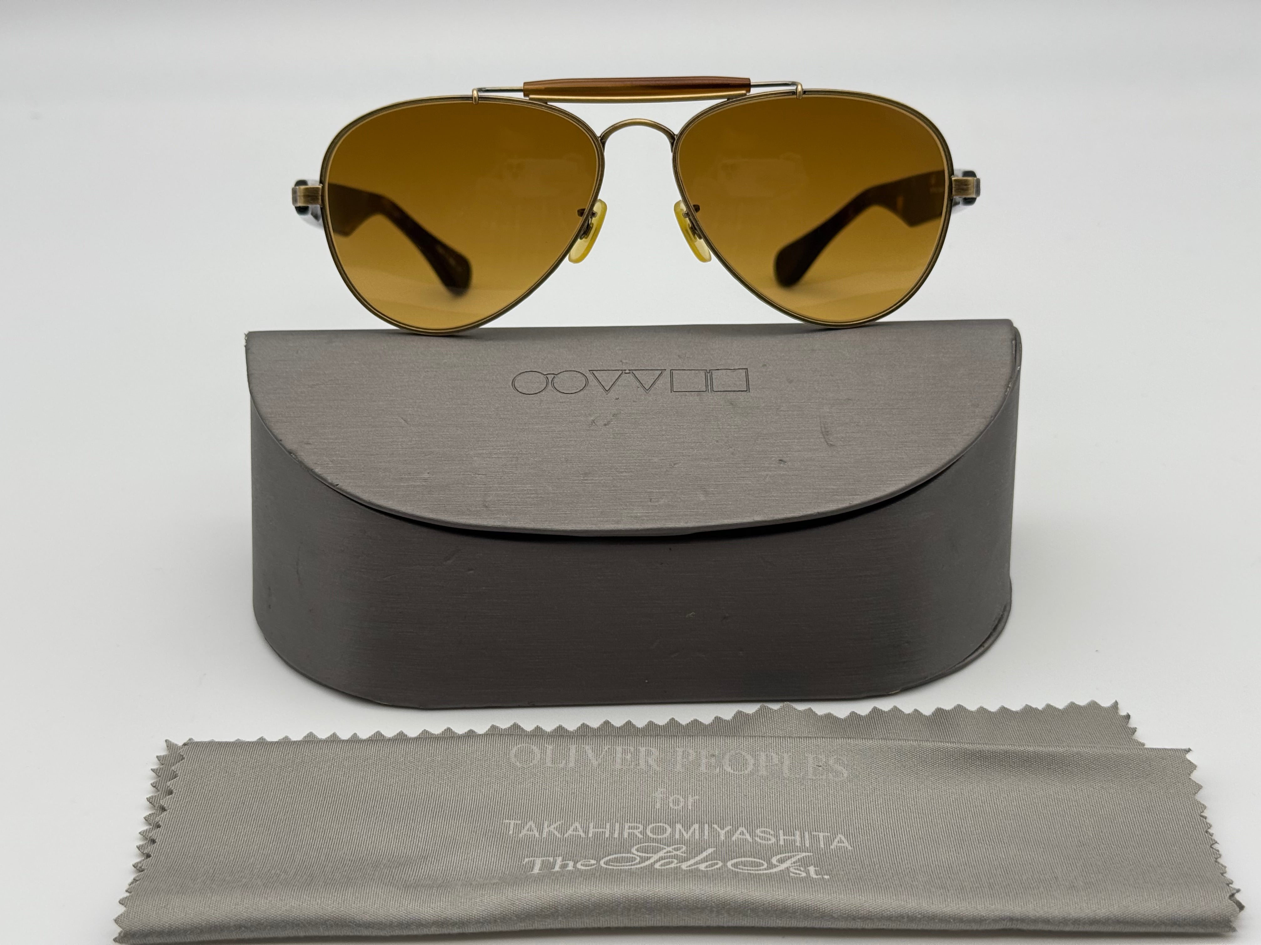 Oliver Peoples Teardrop 57mm OV 1114S The Soloist Takahiro Antique