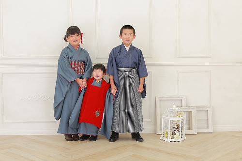 家族みんなでお揃い♡デニムで七五三撮影♪ - シャレニー上田店