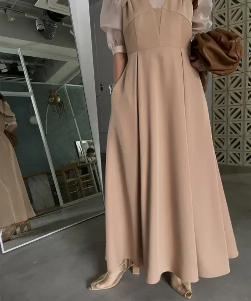 Mサイズ】CLIONE SLEEVE DRESS Ameri VINTAGE（アメリヴィンテージ）の