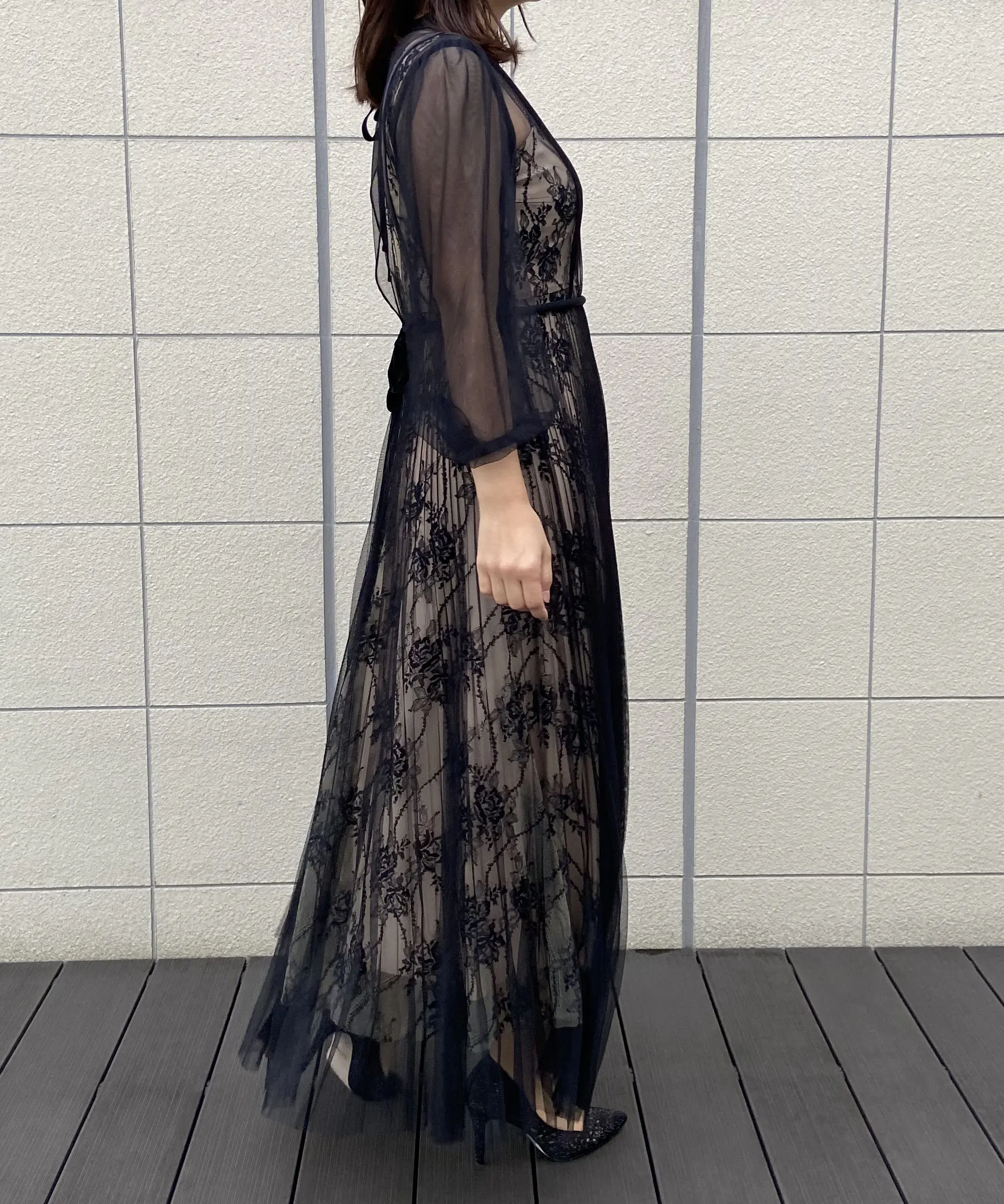 チュールレイヤードレス FRAY I.D（フレイアイディー）のレンタル