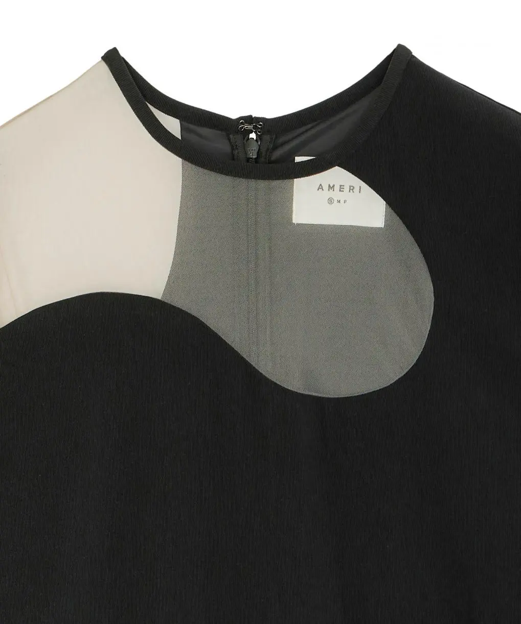 Mサイズ】LAKE CURVE TRICOT RIB DRESS Ameri VINTAGE（アメリ