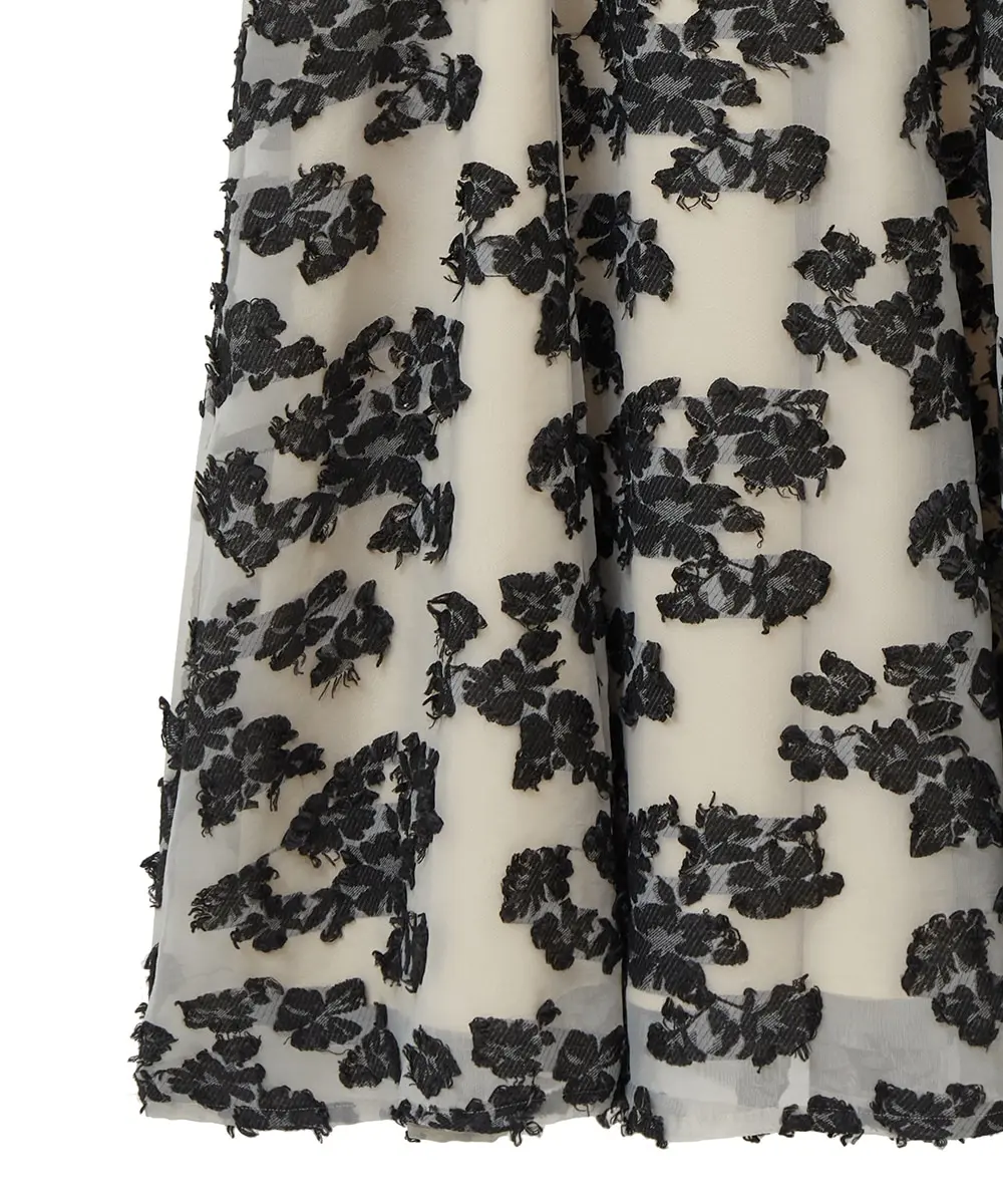 2サイズ】FLOW FLOWER JACQUARD ONE PIECE CLANE（クラネ）のレンタル