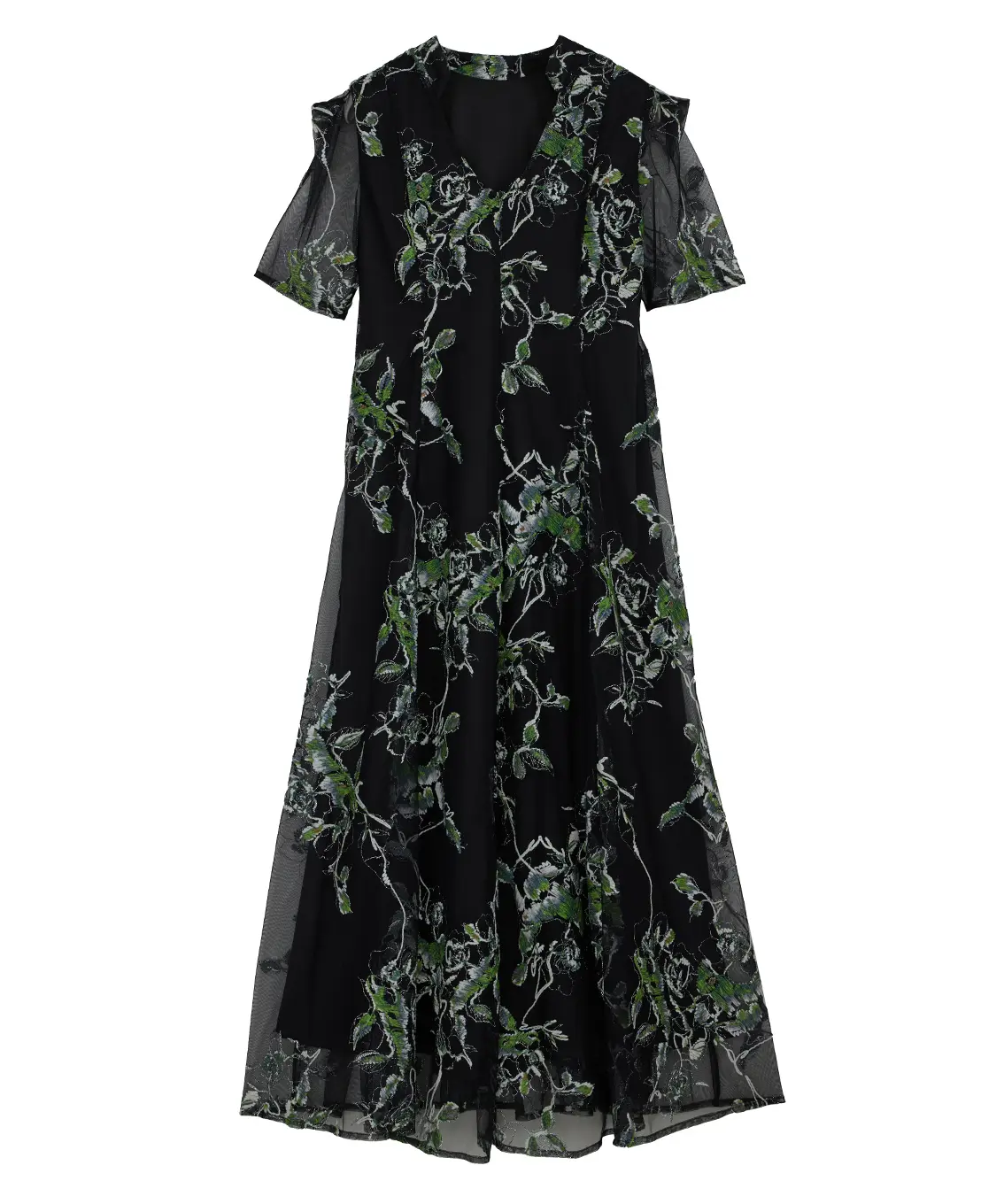 Sサイズ】2WAY WILD ROSE CANVAS ART DRESS Ameri VINTAGE（アメリ