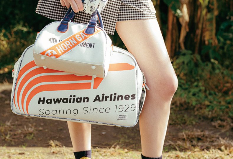 中古美品 HORN GARMENT カートバック ハワイアンエアライン 2way 中古