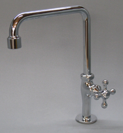 グースネック型 単水栓 K13-13SPBSブラックサテン - カネマン陶器