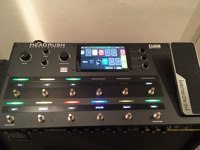 アメリカ発、新機軸のギター/ベース用プロセッサーHEADRUSH Pedalboard